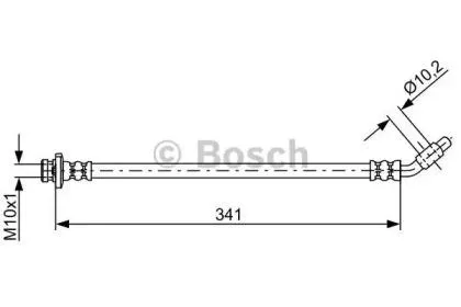 BOSCH 1987481840 Шланг тормозной