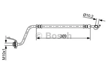 BOSCH 1987481890 Шланг тормозной