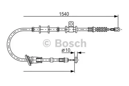 BOSCH 1987482065 Трос ручного тормоза