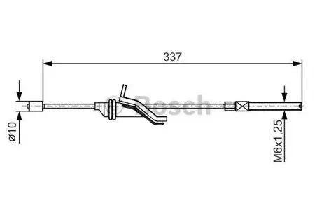BOSCH 1987482188 Тормозной трос