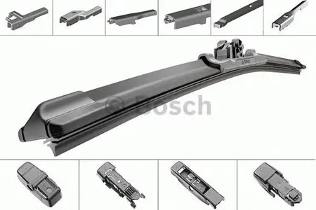 BOSCH 3397006944 Щетка стеклоочистителя плоская 4 адаптера 425,17 Audi , Ford , Kia , Mercedes , Opel ,VW универс. (Aerotwin Plus )