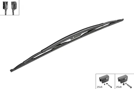 BOSCH 3397015000 Щетка стеклоочистителя 90036 под винт 256, 258 Omn MAN ELNG, Mercedes O405