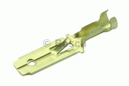 BOSCH 7781700009 Разъем электрический 6.3x0.8mm (папа) сечение 1.0-1.5mm2 universal