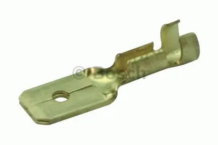 BOSCH 7781700010 Разъем электрический 6.3x0.8mm (папа)медьлатунь сечение 1.0-1.5mm2 universal