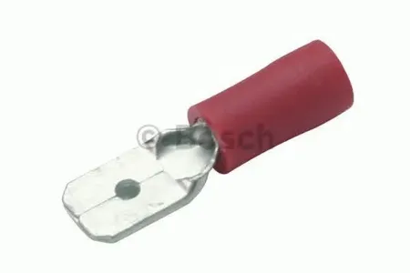 BOSCH 8784480010 соединитель проводов универсальныйплоский штекерный патрон красный наружный 6.3mm