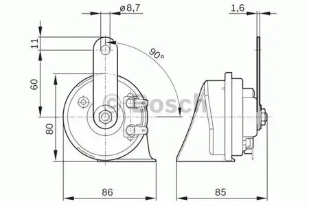 BOSCH 9320335007 Звуковой сигнал