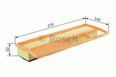 BOSCH F026400002 Воздушный фильтр Fiat Doblo Grand e PuntoPanda 1.3DJTD 03>