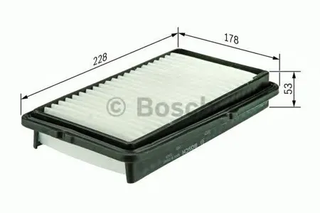 BOSCH F026400125 Воздушный фильтр Suzuki Grand Vitara 1.62.01.9DDIS 05>