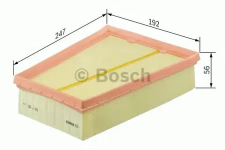 BOSCH F026400138 Воздушный фильтр Renault Megane 1.4-1.9 08> Scenic 1.4-1.9 09>