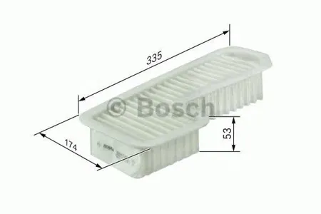BOSCH F026400158 Воздушный фильтр Toyota RAV4 1.8 16V Lexus IS200 2.0 99>