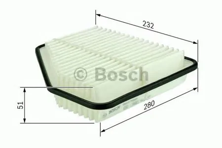 BOSCH F026400162 Воздушный фильтр mtr.3UZ-FE 210kW Lexus SC430 4.3i01>