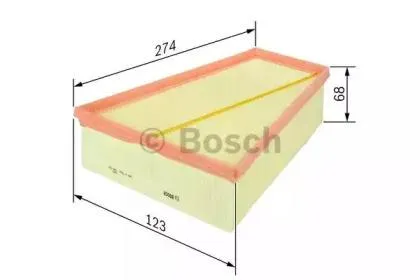 BOSCH F026400343 Воздушный фильтр