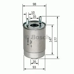 BOSCH F026402067 Фильтр топливный Renault Megane 1.5DCi1.9DCi2.0DCi 08>