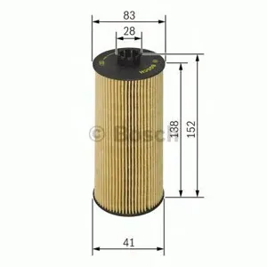 BOSCH F026407040 Фильтр масляный H151 D83 Mercedes Atego OM904 196>
