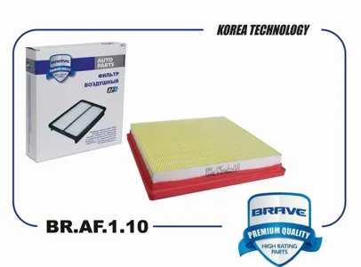 BRAVE BRAF110 Воздушный фильтр Audi A1 (8X, 12-), A3 (8P, 16-), Skoda Fabia (14-), Octavia (13-), Rapid (15-), Vo