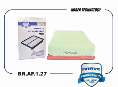BRAVE BRAF127 Воздушный фильтр 28113-3K010 Hyundai Sonata V NF 05- 2.02.4, Santa Fe 06-