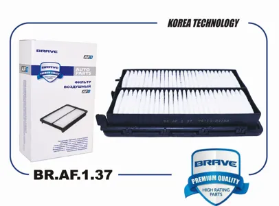 BRAVE BRAF137 Воздушный фильтр BR.AF.1.37 28113-D3100 Tucson TL 1.72.0 15-, Sportage QL1.72.0 16- [дизель] BR.AF.1.37
