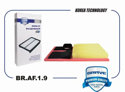 BRAVE BRAF19 Воздушный фильтр VW Caddy III, Jetta IV (162), Polo IV (9N), Polo V (GR), Golf V Golf Plus Gol