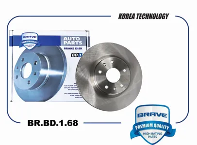 BRAVE BRBD168 Диск тормозной пер Exeed RX 2,0T 22-, Chery Tiggo 7 Plus 21-, Tiggo 8 20-22, Exeed LX 22-, Omoda C5 22-