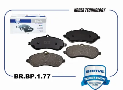BRAVE BRBP177 Колодка торм. передняя