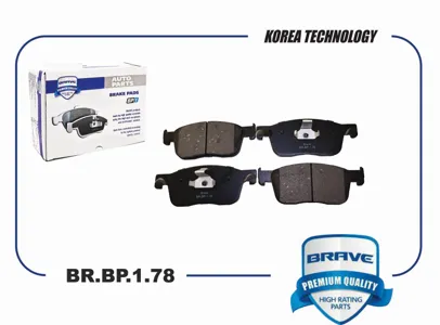 BRAVE BRBP178 Колодка торм. передняя 1613260780 Citroen Jumpy 16-, Fiat Scudo 16-, Peugeot Expert 1