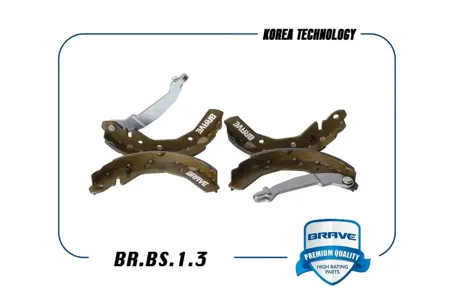 BRAVE BRBS13 Колодки торм барабан. Daewoo Matiz (98-), Chevrolet Spark 0.81.0 05- 180x31