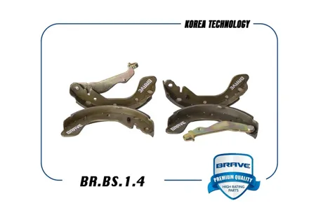 BRAVE BRBS14 Колодки торм барабан. Chevrolet Aveo (02-), Aveo T255 (08-) 200x36