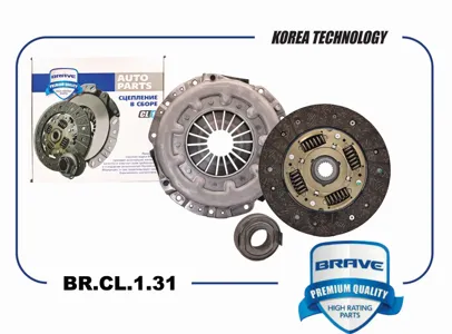 BRAVE BRCL131 Комплект сцепления [корзина+диск+выжимной] 2301A049 Mitsubishi Lancer 03-,1.3i1.6i с муфт