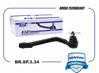 BRAVE BRSP334 Наконечник рулевой правый 56820-2S050 Hyundai i40 2011,ix35, Tucson 10-,15-, Kia Sportage