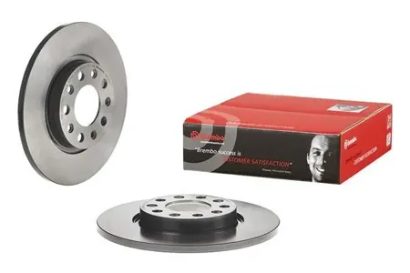 BREMBO 08N28211 Диск торм. зад.[278x12] 5 отв.
