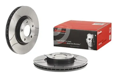 BREMBO 09946876 Диск торм.вент. с насечками