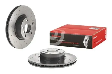 BREMBO 09B5701X Диск торм. пер.вент. Xtra [328x28] 5 отв.