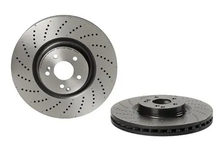 BREMBO 09B76951 Диск торм.вент. , перфорированный