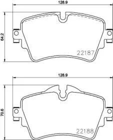 BREMBO P06092 Колодки торм.передние