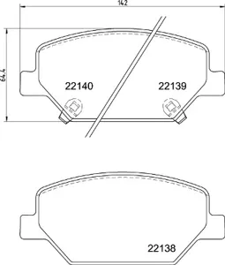 BREMBO P07007 Колодки торм.