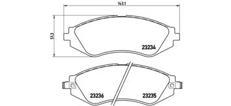 BREMBO P15002 Колодки Chevrolet Lacetti Daewoo Lanos ,LEGANZA