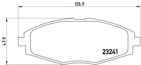 BREMBO P15006 Колодки торм.передние Daewoo Lanos Matiz 0.81.41.5i 98>