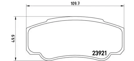 BREMBO P23093 Колодки торм.задние Peugeot Boxer,Fiat Ducato ,Citroen Jumper all 02>