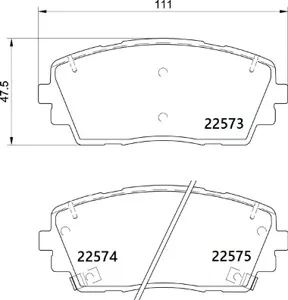 BREMBO P30115 Колодки торм.