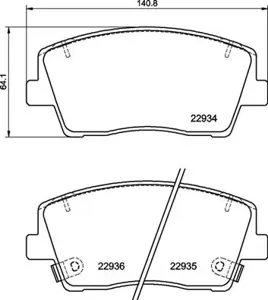 BREMBO P30119 Колодки торм. ( комплект)