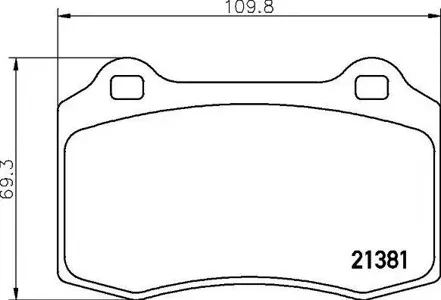 BREMBO P36020 Колодки торм.передние Jaguar S-TypeXJ R, Volvo S60V70 II 2.5-4.2i2.7D 02>