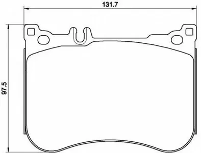 BREMBO P50114 Колодки торм.передние