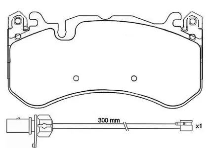 BREMBO P50127 Колодки торм.передние 189x93x17 Audi A6A6 Avant RS6 5.0 08> MB EGLC E213,X253 63 AMG 17>