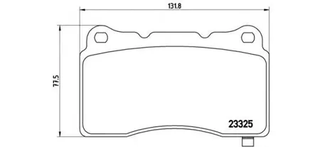 BREMBO P59079 Колодки торм.передние