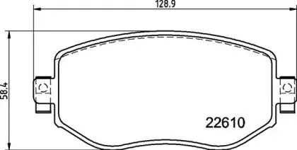 BREMBO P68068 Колодки торм.
