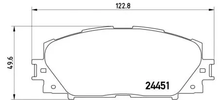 BREMBO P83141 Колодки торм.