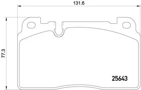 BREMBO P85122 Колодки торм.передние Audi Q5 2.0TFSI3.0TFSI2.0TDI3.0TDI 08>