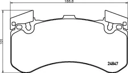 BREMBO P85136 Колодки торм.передние Audi A8 3.0TFSi4.2FSi6.3FSi3.0TDi 09>