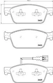 BREMBO P85141 Колодки дисковые