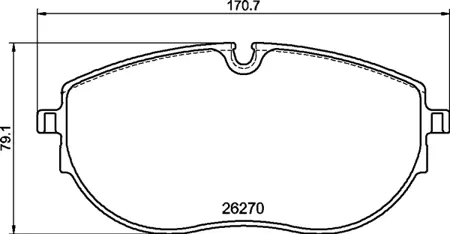 BREMBO P85188 Колодки торм.